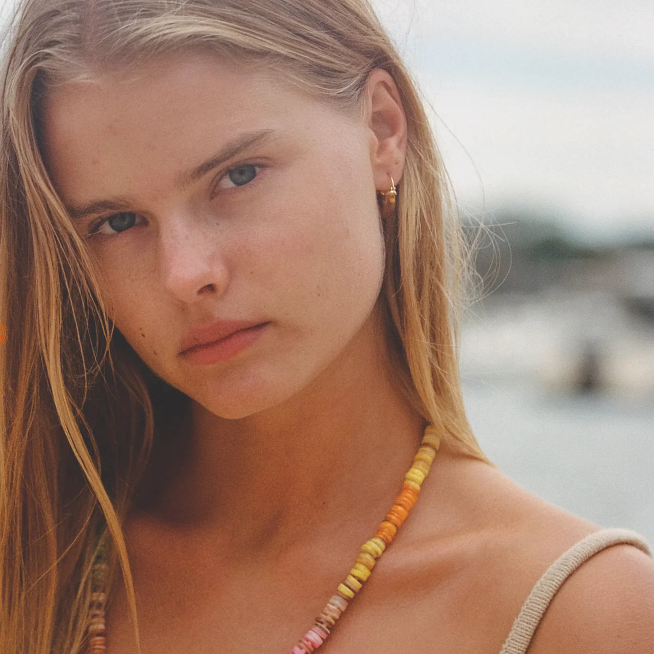 Anni Lu - Petit Swell Hoop Amber