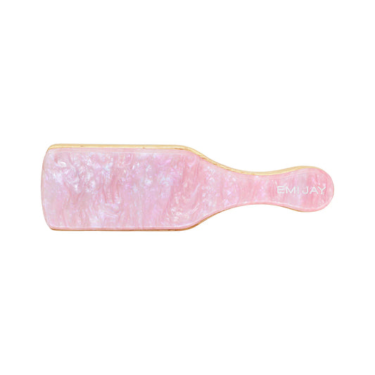 Mini Boar Bristle Brush - Pink Sugar