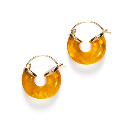 Anni Lu - Petit Swell Hoop Amber