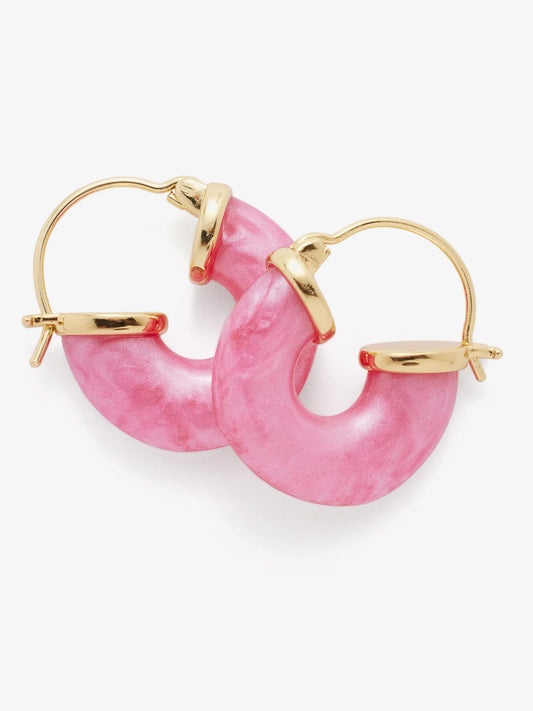 Anni Lu - Petit Swell Hoops Pink Lotus