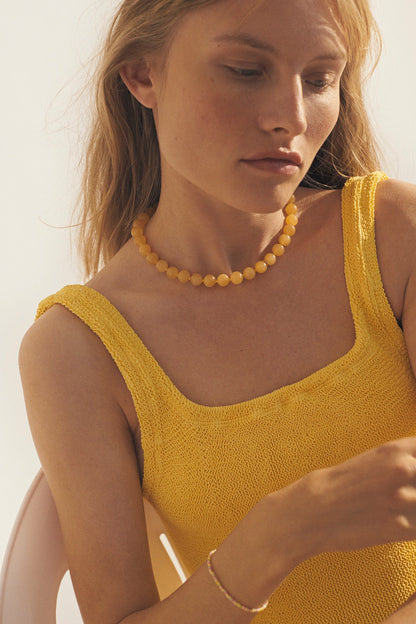 Anni Lu -  Joyride Ball Necklace Lemonade