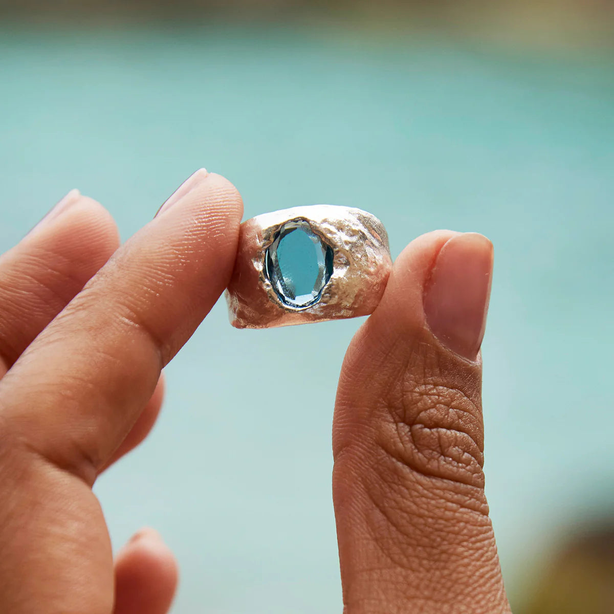 AGAPÉE - Carmen Silver Cerulean Blue