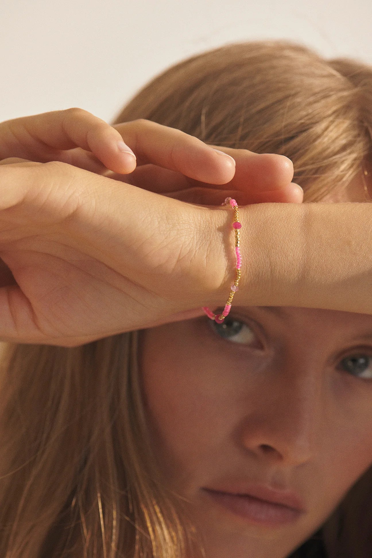 Anni Lu - Clemence Bracelet Hot Pink
