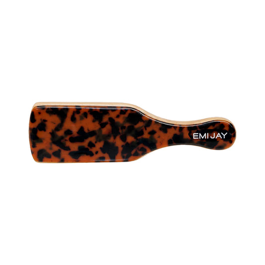 Mini Boar Bristle Brush - Tortoise