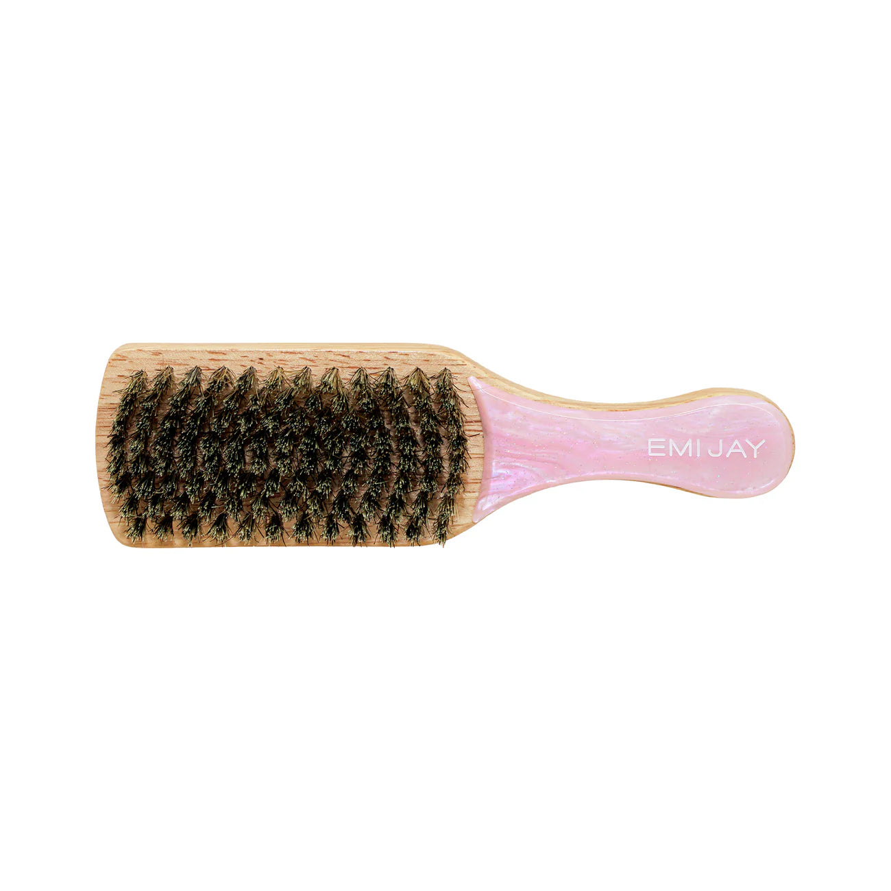 Mini Boar Bristle Brush - Pink Sugar